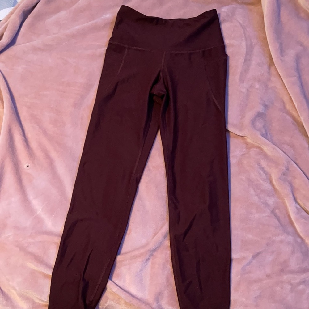 Maroon Leggings